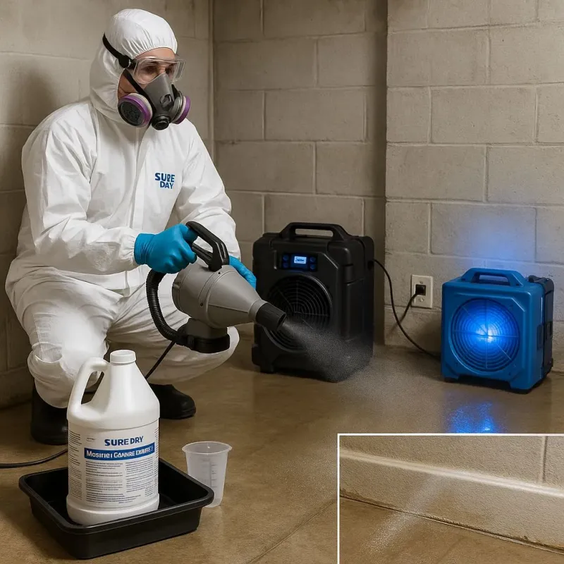 Sanitization and Odor Removal process in Baytown, TX